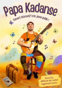 AFFICHE du spectacle PAPA KADANSE de et par Patrick Mundélé